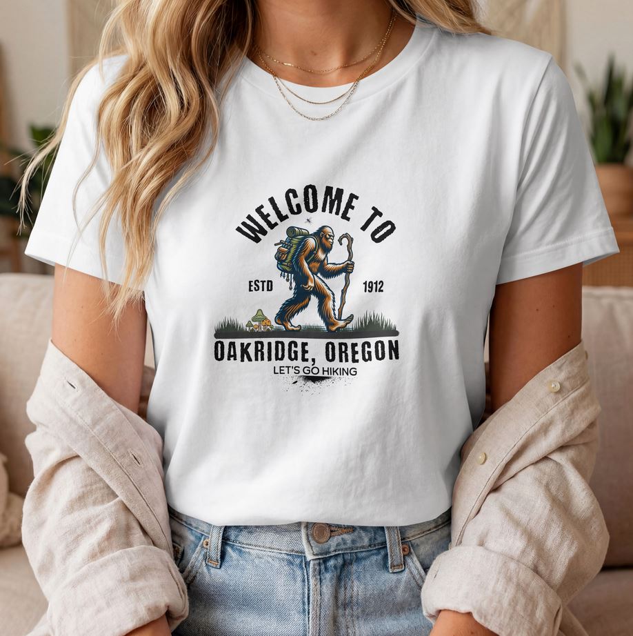 Sasquatch T Shirt - Welcome to Oakridge